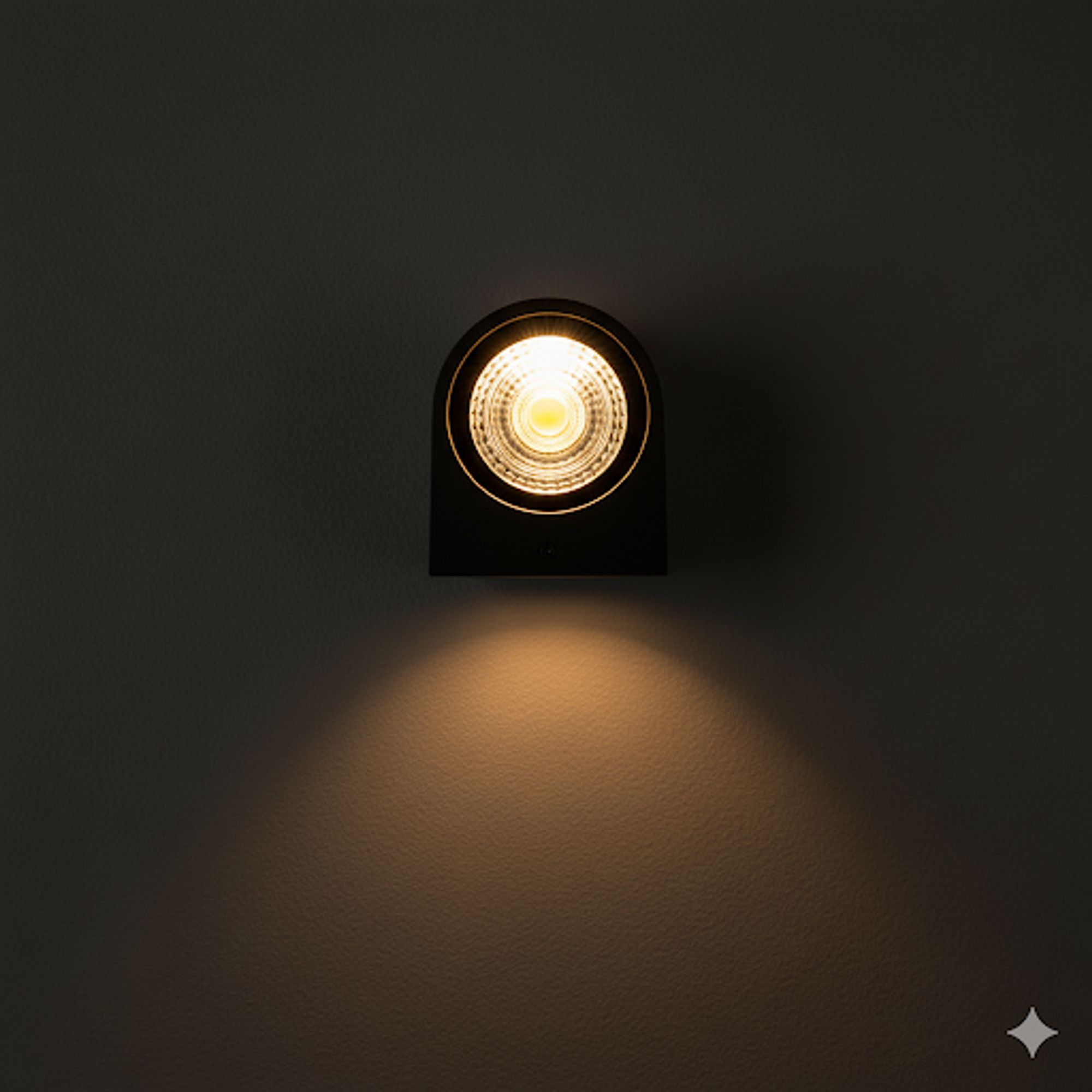 Alarm Clock Design LED Up-Only LED Outdoor Wall Light (8W Warm Light)